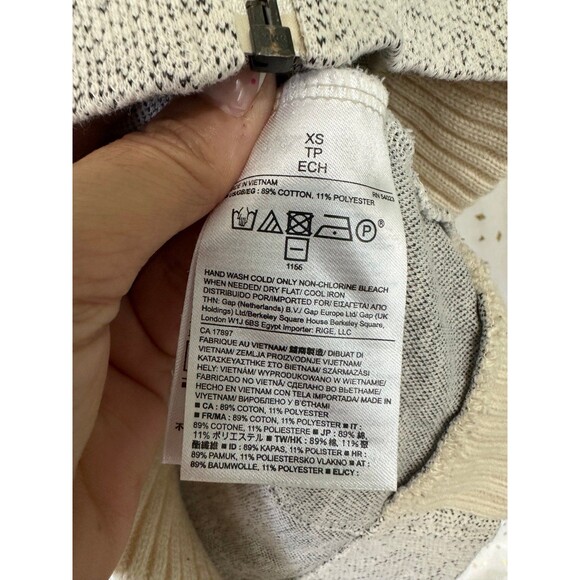 Sunday Sunday Banana Republic Zip Lounge Confetti Knit Bomber Cardigan Jacket XS - Picture 6 of 6